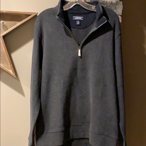 lands end zipper sweater